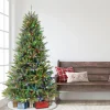 Pre-Lit Christmas Trees*The Holiday Aisle 7' 6" H Green Fir Christmas Tree With 400 Led Lights