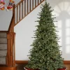 Pre-Lit Christmas Trees*The Holiday Aisle 7' 6" H Green Realistic Artificial Spruce Christmas Tree With 650 Lights
