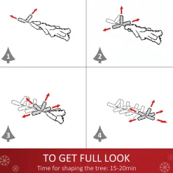 Pre-Lit Christmas Trees*The Holiday Aisle 5' 10