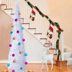 Pre-Lit Christmas Trees*The Holiday Aisle 59'' Artificial Christmas Tree