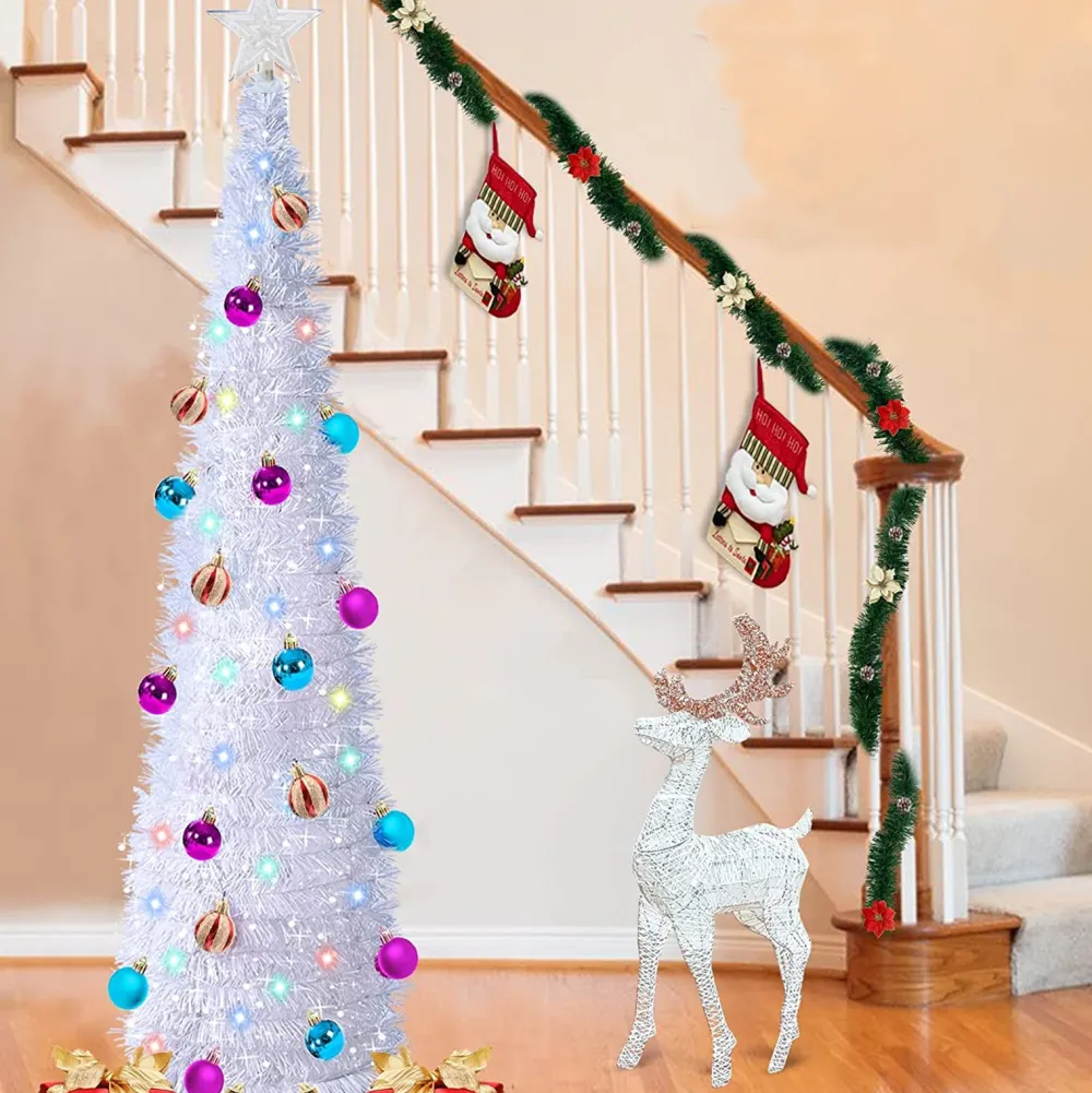 Pre-Lit Christmas Trees*The Holiday Aisle 59'' Artificial Christmas Tree