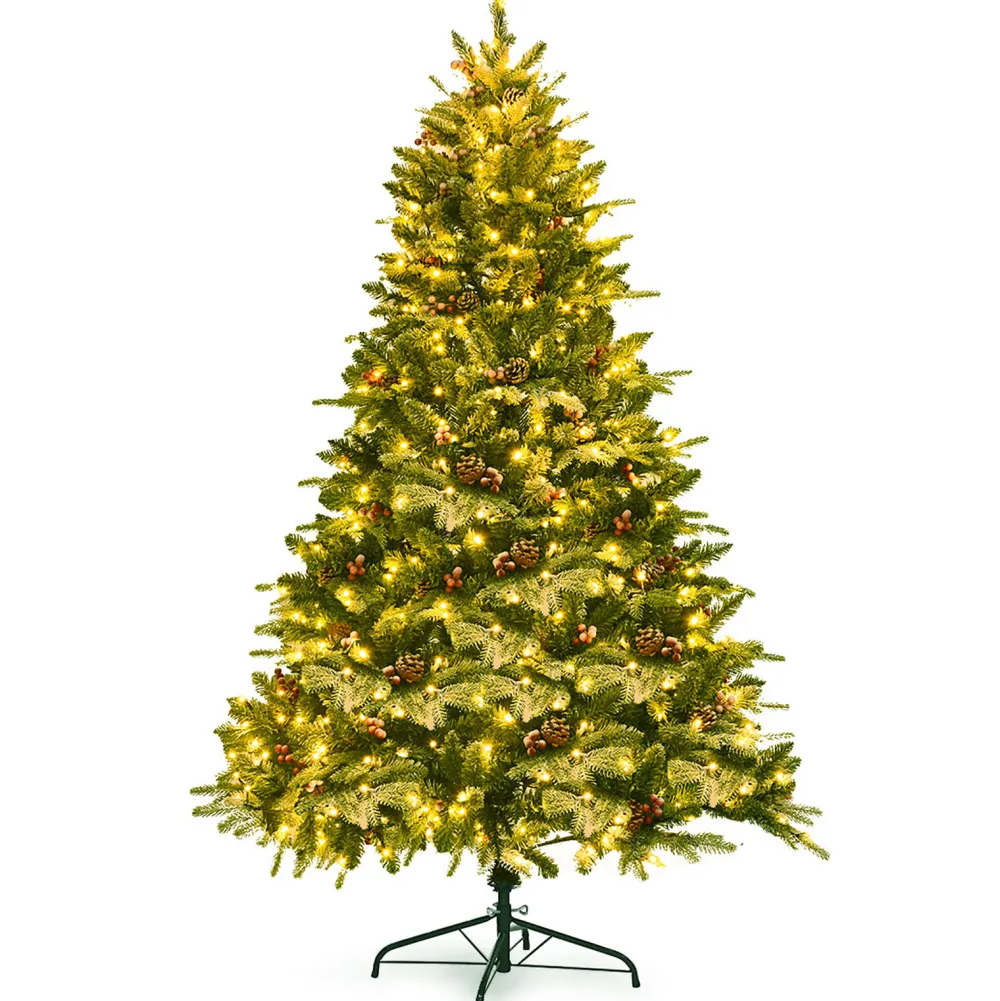 Pre-Lit Christmas Trees*The Holiday Aisle 6.5' Black Pine Artificial Christmas Tree With 450