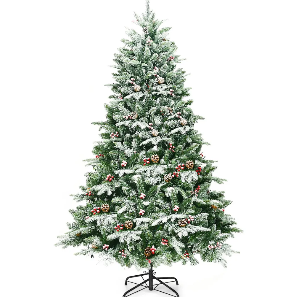 Pre-Lit Christmas Trees*The Holiday Aisle 6.5' Black Pine Artificial Christmas Tree With 450