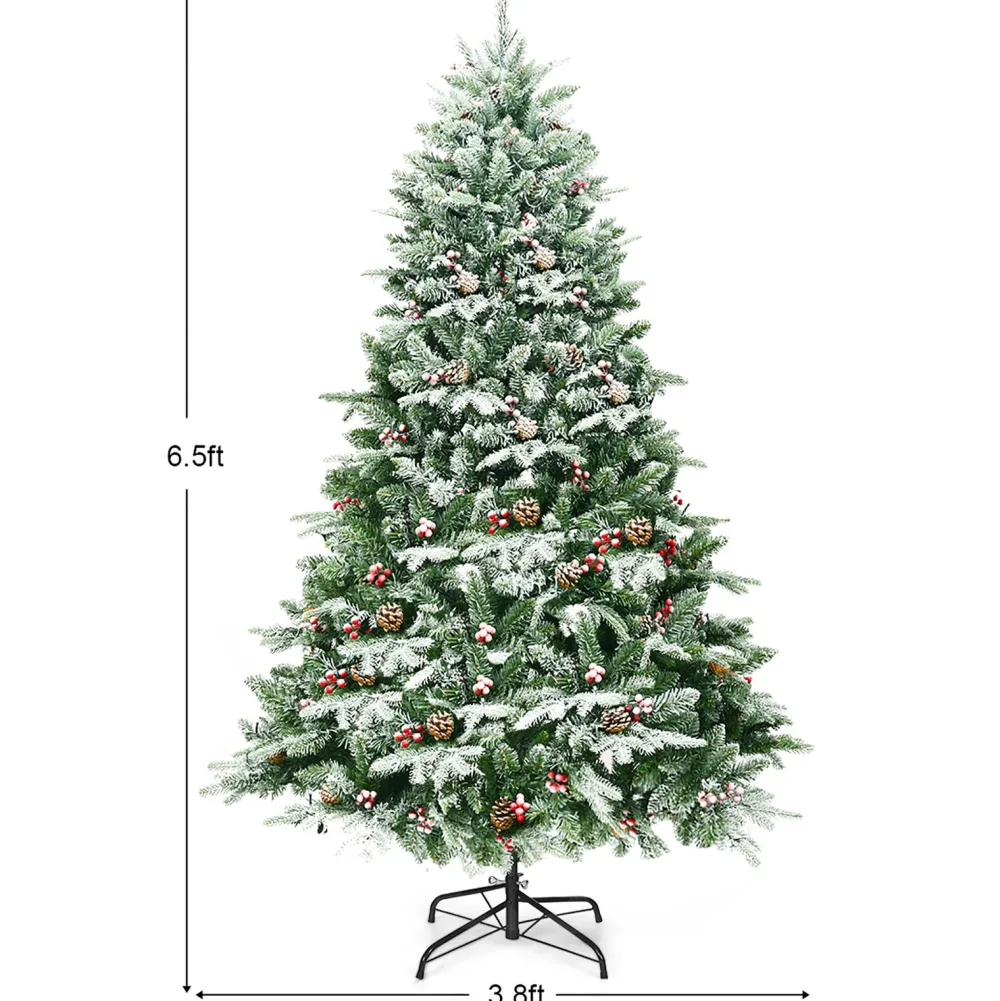 Pre-Lit Christmas Trees*The Holiday Aisle 6.5' Black Pine Artificial Christmas Tree With 450