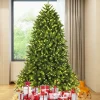 Pre-Lit Christmas Trees*The Holiday Aisle 7.5 Feet Pre-Lit Pvc National Christmas Fir Tree With Led Light And Stand