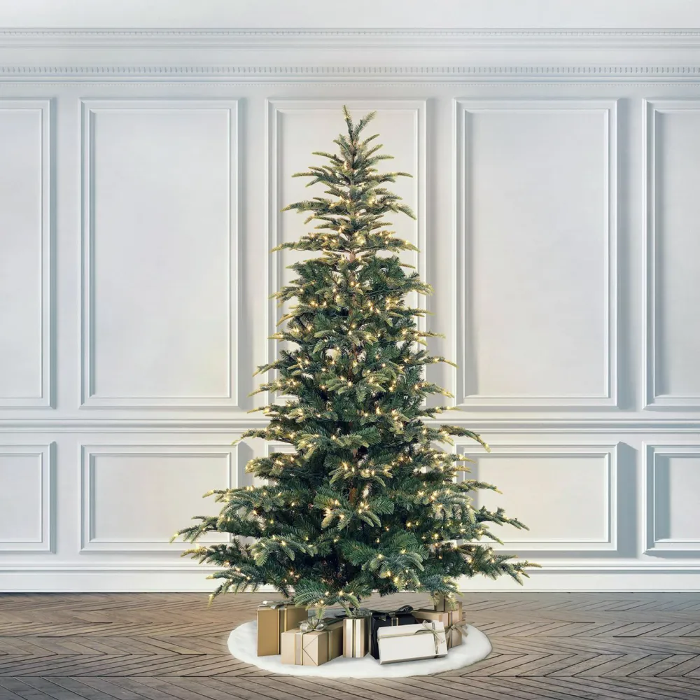 Pre-Lit Christmas Trees*The Holiday Aisle 6.5 Foot Dans Mountain Fir Prelit Full Christmas Tree