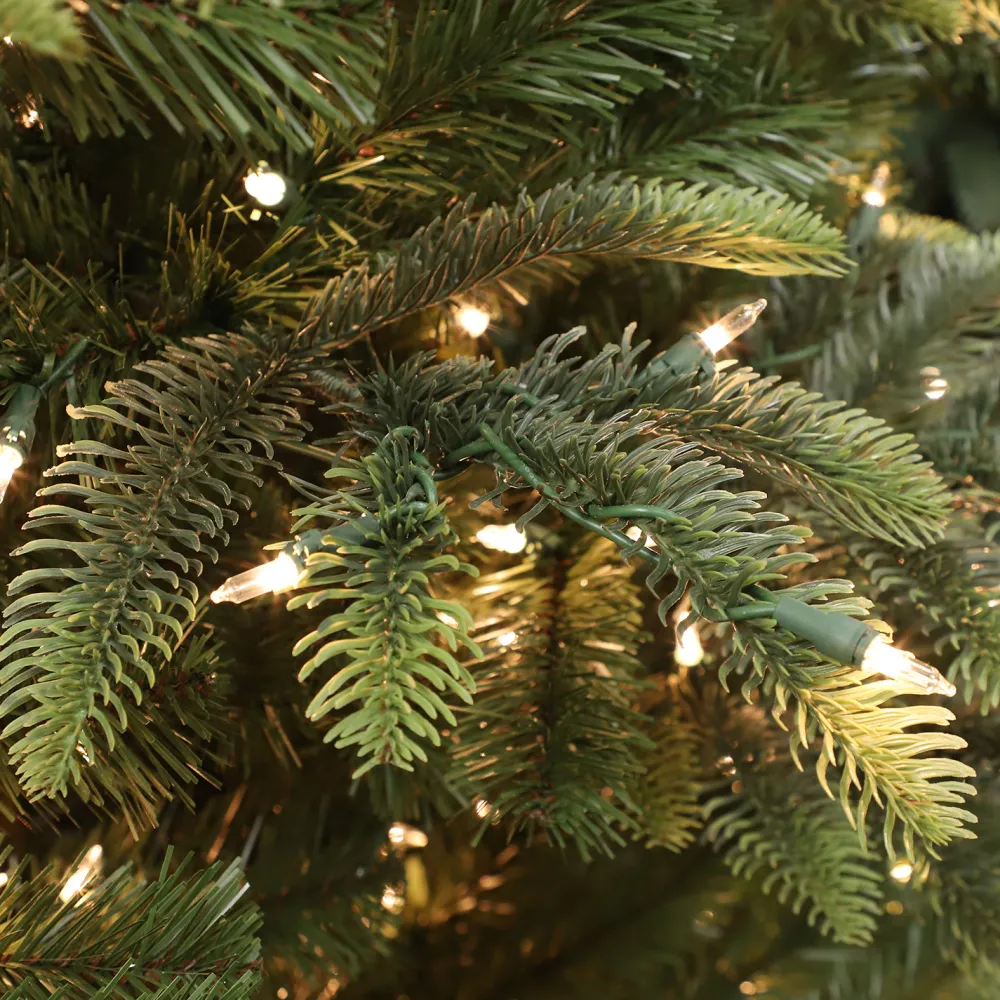 Pre-Lit Christmas Trees*The Holiday Aisle 6.5 Foot Dans Mountain Fir Prelit Full Christmas Tree