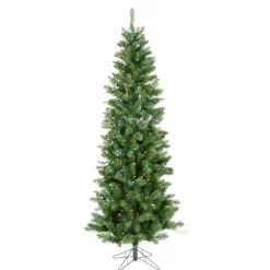 Pre-Lit Christmas Trees*The Holiday Aisle 5.5' Green Artificial Christmas Tree With 165 Multicolored Led Lights With Stand