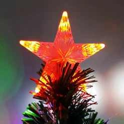 Pre-Lit Christmas Trees*The Holiday Aisle 5' Green Artificial Christmas Tree With 180 Multi-Colored Lights