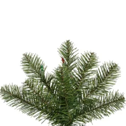 Pre-Lit Christmas Trees*The Holiday Aisle 6.5' Green Artificial Christmas Tree With 250 Multicolored Lights With Stand