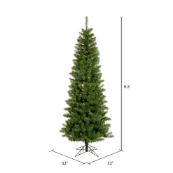 Pre-Lit Christmas Trees*The Holiday Aisle 6.5' Green Artificial Christmas Tree With 250 Multicolored Lights With Stand