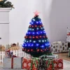 Pre-Lit Christmas Trees*The Holiday Aisle 3' Green Fir Artificial Christmas Tree With 90 Multi-Colored Lights