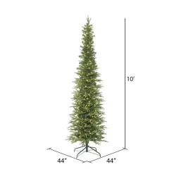 Pre-Lit Christmas Trees*The Holiday Aisle 10' Green Fir Artificial Christmas Tree With 800 Clear Lights