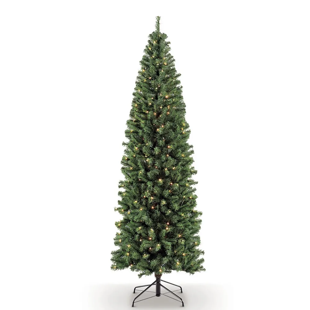 Pre-Lit Christmas Trees*The Holiday Aisle 7.5' Green Fir Artificial Christmas Tree With 350 Clear/White Lights