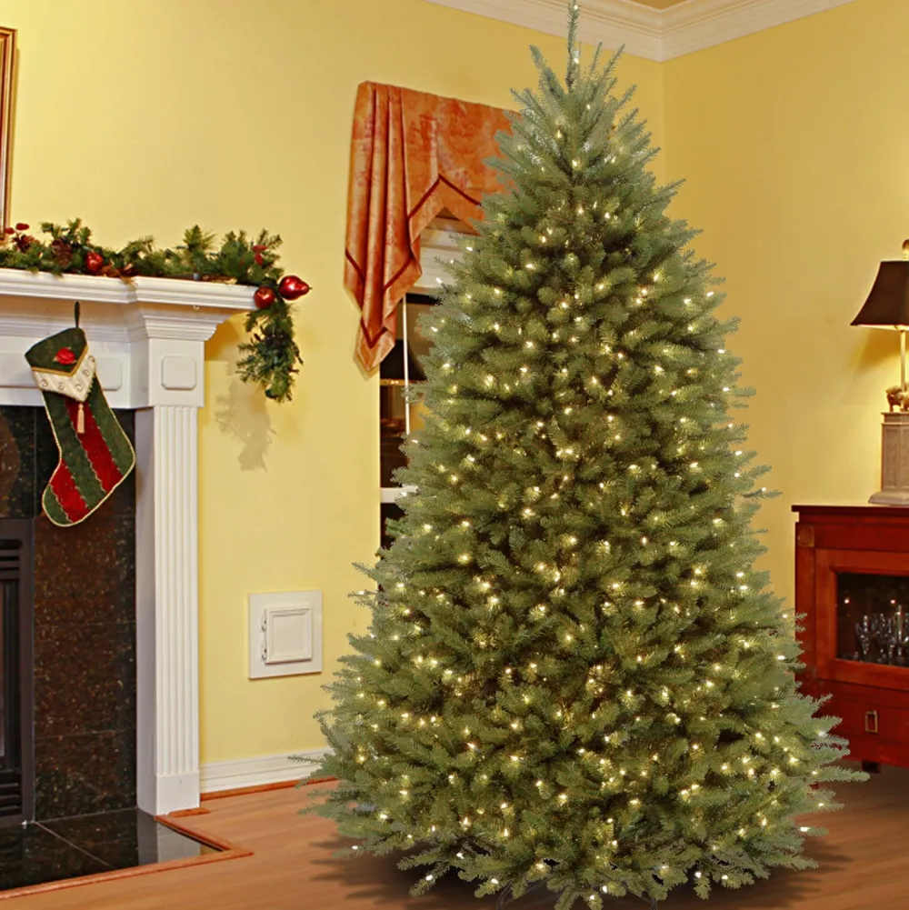 Pre-Lit Christmas Trees*The Holiday Aisle 7.5' Green Fir Artificial Christmas Tree With 750 Clear/White Lights