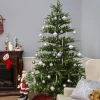 Pre-Lit Christmas Trees*Sand & Stable 7.5' Green Fir Artificial Christmas Tree With 450 Clear/White Lights