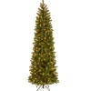 Pre-Lit Christmas Trees*Mercury Row 90' Green Fir Artificial Christmas Tree With 350 Color + Clear Lights