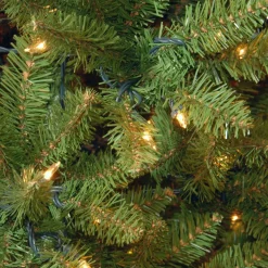 Pre-Lit Christmas Trees*The Holiday Aisle 4.5' Green Fir Artificial Christmas Tree With 150 Clear/White Lights