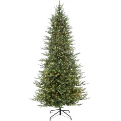 Pre-Lit Christmas Trees*The Holiday Aisle 9' Green Fir Trees Christmas Tree With 800 White Light