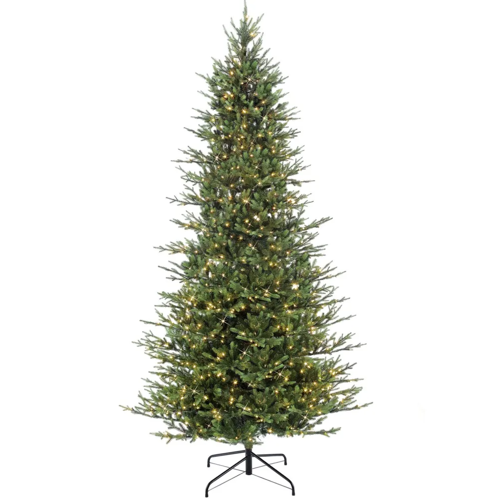 Pre-Lit Christmas Trees*The Holiday Aisle 9' Green Fir Trees Christmas Tree With 800 White Light