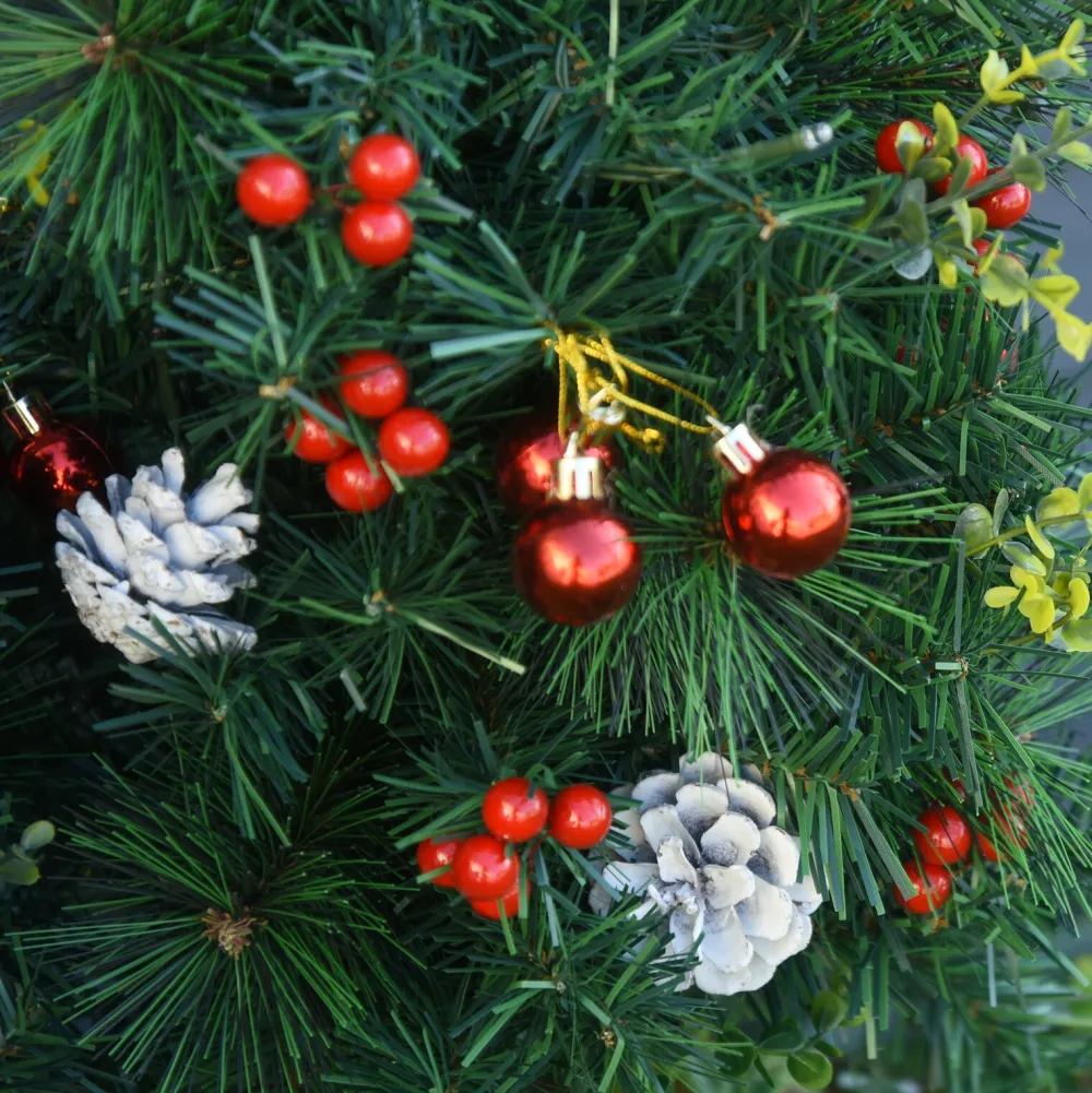 Pre-Lit Christmas Trees*The Holiday Aisle 2' Green Pine Artificial Christmas Tree With 24 Clear & White Lights