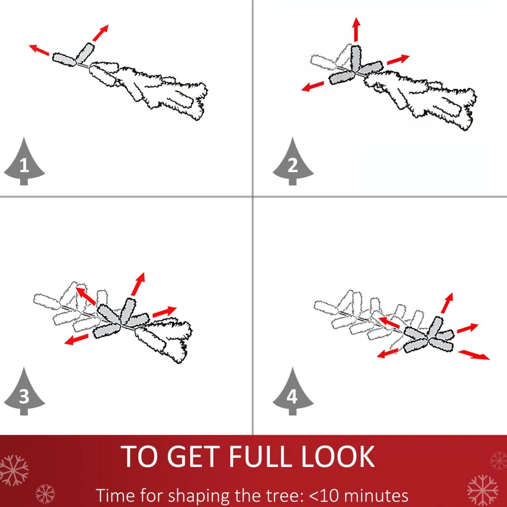 Pre-Lit Christmas Trees*The Holiday Aisle 2' Green Pine Artificial Christmas Tree With 24 Clear & White Lights