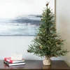Pre-Lit Christmas Trees*Steelside 3' Green Pine Artificial Christmas Tree With 50 Clear/White Lights With Stand