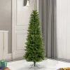 Pre-Lit Christmas Trees*The Holiday Aisle 4.5' Green Pine Artificial Christmas Tree With Led Mini Lights