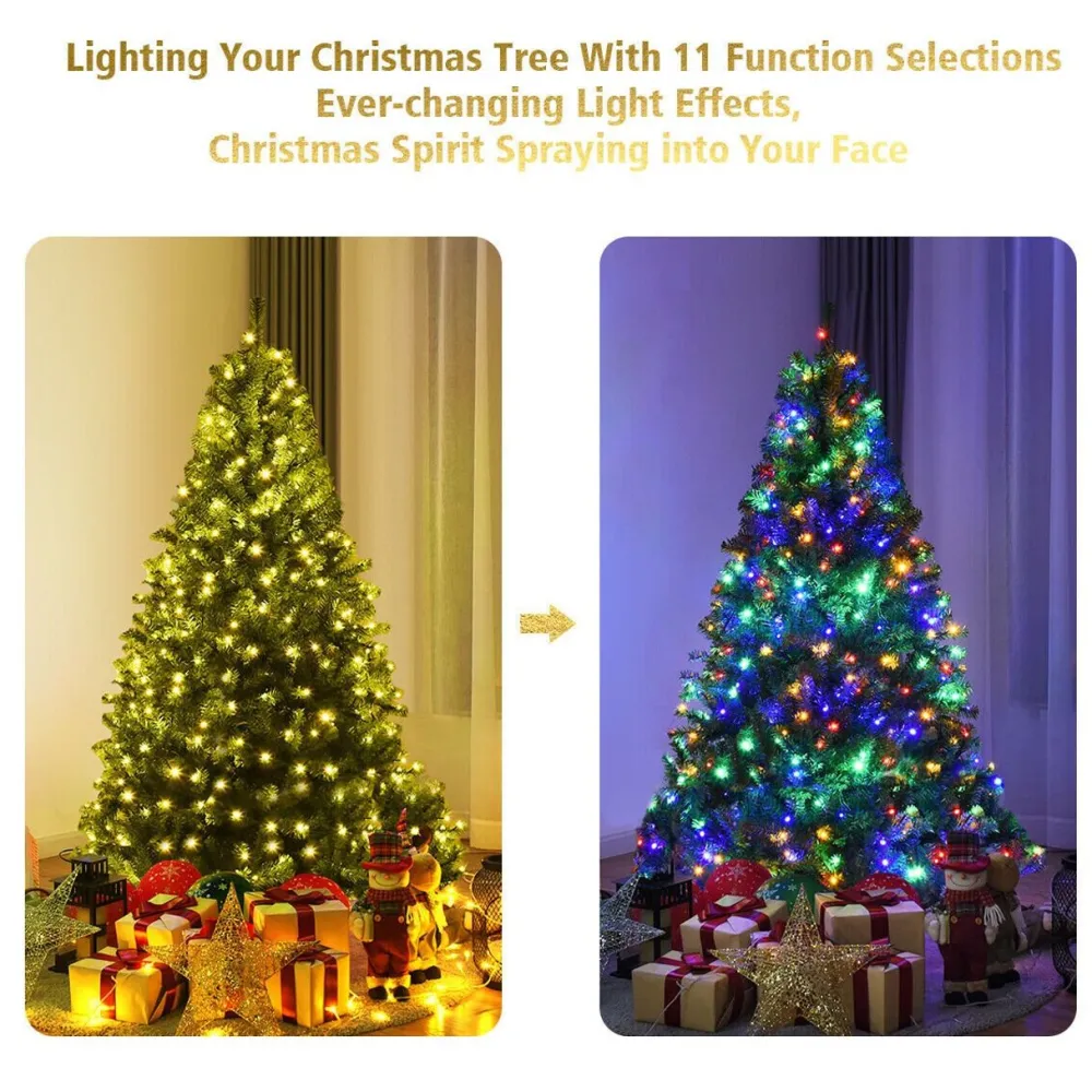 Pre-Lit Christmas Trees*The Holiday Aisle 4' Green Pine Artificial Christmas Tree With 100 Multi-Color Lights