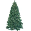 Pre-Lit Christmas Trees*The Holiday Aisle 7.5' Green Pine Artificial Christmas Tree With 600 Clear/White Lights