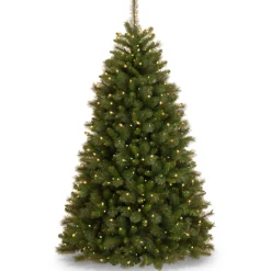 Pre-Lit Christmas Trees*The Holiday Aisle 6.5' Green Pine Artificial Christmas Tree With 650 Clear Lights With Stand