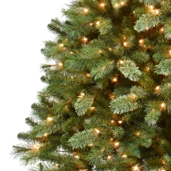 Pre-Lit Christmas Trees*Puleo International 7.5' Green Pine Christmas Tree With 600 Warm White Lights