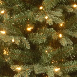 Pre-Lit Christmas Trees*Sand & Stable 4' Green Pine Trees Artificial Christmas Tree With 150 Clear Lights