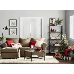 Pre-Lit Christmas Trees*Sand & Stable 4' Green Pine Trees Artificial Christmas Tree With 150 Clear Lights