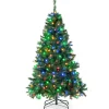 Pre-Lit Christmas Trees*The Holiday Aisle 6' Green Realistic Pvc Pine Christmas Tree With 260 Led