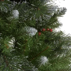 Pre-Lit Christmas Trees*The Holiday Aisle 9' Green Spruce Artificial Christmas Tree With 750 Clear Lights