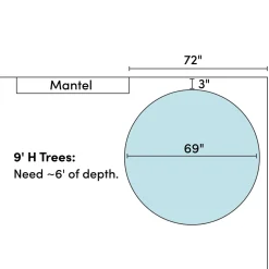 Pre-Lit Christmas Trees*The Holiday Aisle 9' Green Spruce Artificial Christmas Tree With 750 Clear Lights