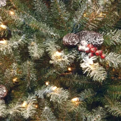 Pre-Lit Christmas Trees*The Holiday Aisle 9' Green Spruce Artificial Christmas Tree With 900 Clear/White Lights