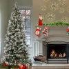 Pre-Lit Christmas Trees*The Holiday Aisle 9' Green Spruce Artificial Christmas Tree With 700 Clear/White Lights