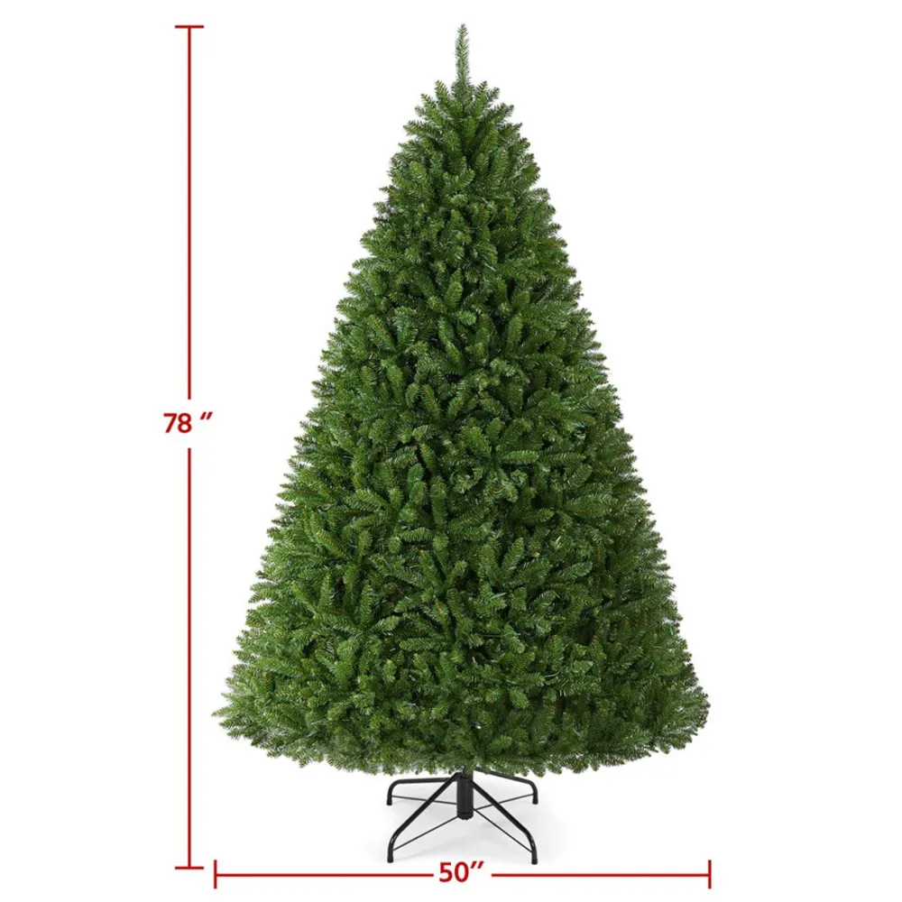Pre-Lit Christmas Trees*The Holiday Aisle 7.5' Green Spruce Artificial Christmas Tree With 700 Clear & White Lights