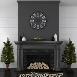 Pre-Lit Christmas Trees*Andover Mills 3.5' H Green Artificial Fir Christmas Tree With 50 Lights