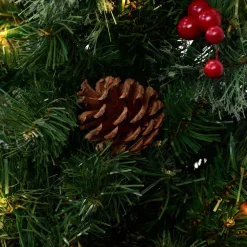 Pre-Lit Christmas Trees*Andover Mills 3.5' H Green Artificial Fir Christmas Tree With 50 Lights