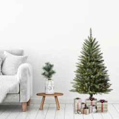 Pre-Lit Christmas Trees*Haute Decor 4' H Green Artificial Fir Christmas Tree With 200 Led Lights