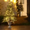 Pre-Lit Christmas Trees*The Holiday Aisle 4'31" H Green Artificial Fir Christmas Tree With 70 Led Lights