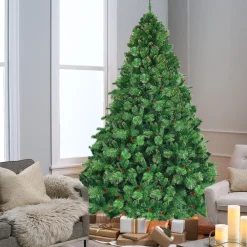 Pre-Lit Christmas Trees*The Holiday Aisle 8' H Green Christmas Tree With 700 Led Lights