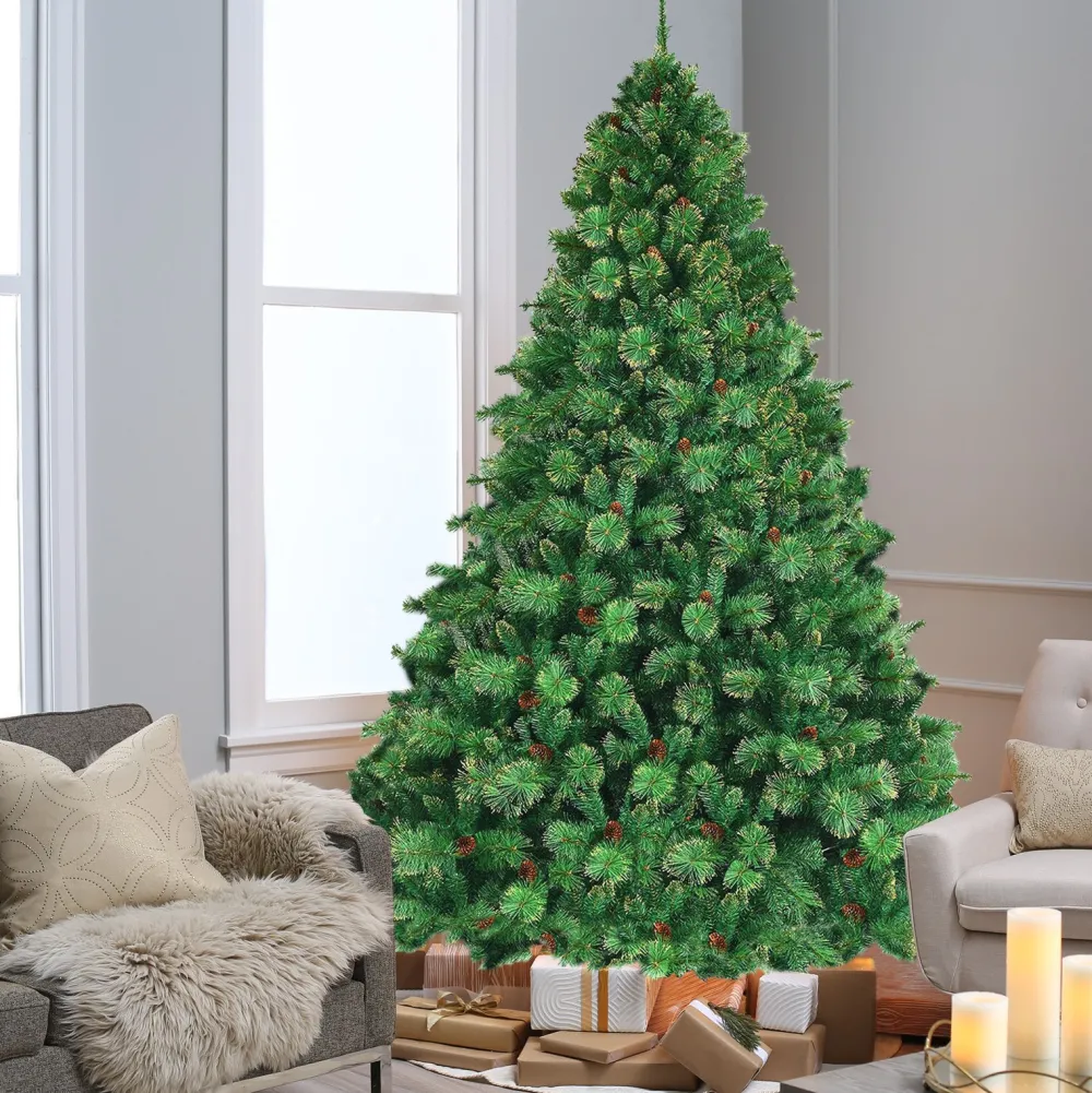 Pre-Lit Christmas Trees*The Holiday Aisle 8' H Green Christmas Tree With 700 Led Lights
