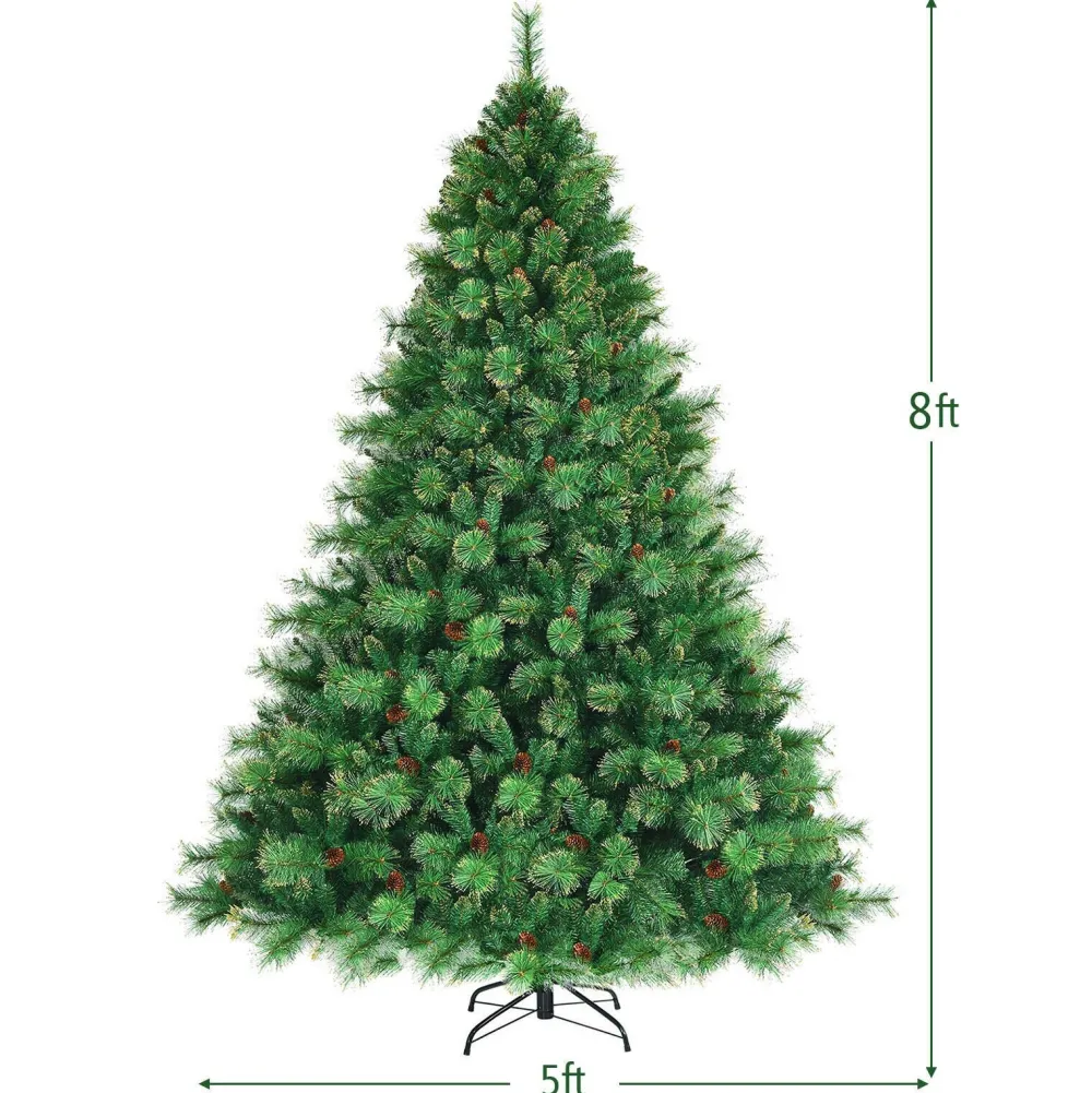 Pre-Lit Christmas Trees*The Holiday Aisle 8' H Green Christmas Tree With 700 Led Lights