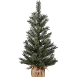 Pre-Lit Christmas Trees*The Holiday Aisle 3' H Green Pine Artificial Christmas Tree With 50 Led Lights