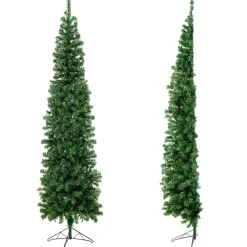 Pre-Lit Christmas Trees*The Holiday Aisle 7' H Green Pine Cashmere Christmas Tree With 150 Mini Incandescent Lights