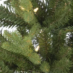 Pre-Lit Christmas Trees*The Holiday Aisle 5' H Green Realistic Artificial Pine Christmas Tree With 100 Led Lights And Berries